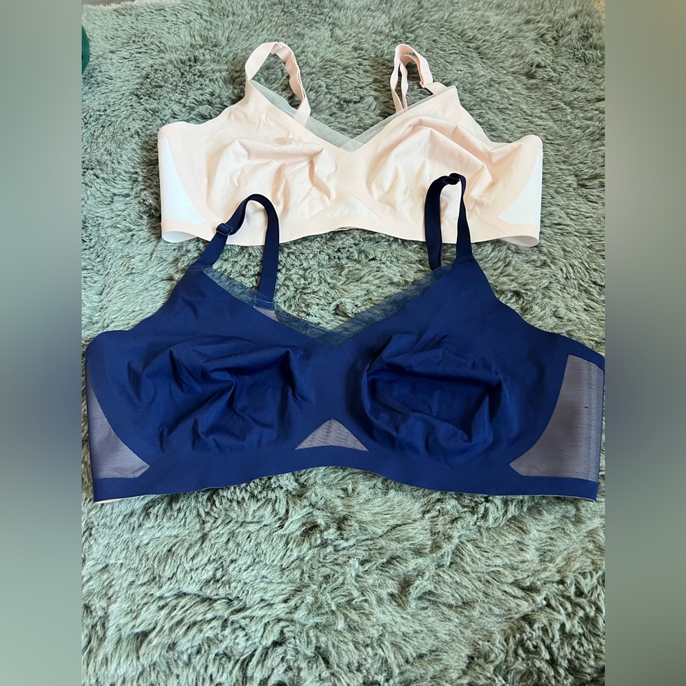Honeylove Nude & Navy Wireless Comfort Bras